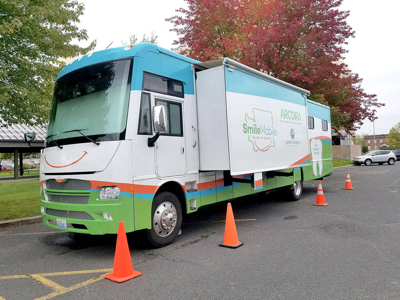 The Arcora Foundation, in partnership with the Seattle Childrens Hospital, is bringing its SmileMobile to Port Townsend from Feb. 18-21.