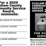 Community Service Award nominations accepted now