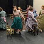 Song and dance is used throughout of Quilters to highlight the highs and lows of the lives of pioneer women. Music is led by Steven Humphrey and a five-piece band. (Matthew Nash/Olympic Peninsula News Group)