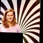 Actor Maggie Jo Bulkley prepares for her appearances in several PlayFest events in Port Townsend. (Diane Urbani de la Paz/for Peninsula Daily News)