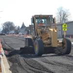 The City of Sequim plans to begin paving West Fir Street on March 31, depending on weather. Sequim Gazette photo by Matthew Nash