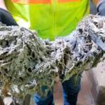 Port Townsend Public Works has asked it citizens to not flush disinfectant wipes down the toilet even if the packagin says theyre flushable. These wipes do not disintegrate like toilet paper, but rather become sticky strands that collect and can cause blockages in the sewer. (City of Port Townsend)