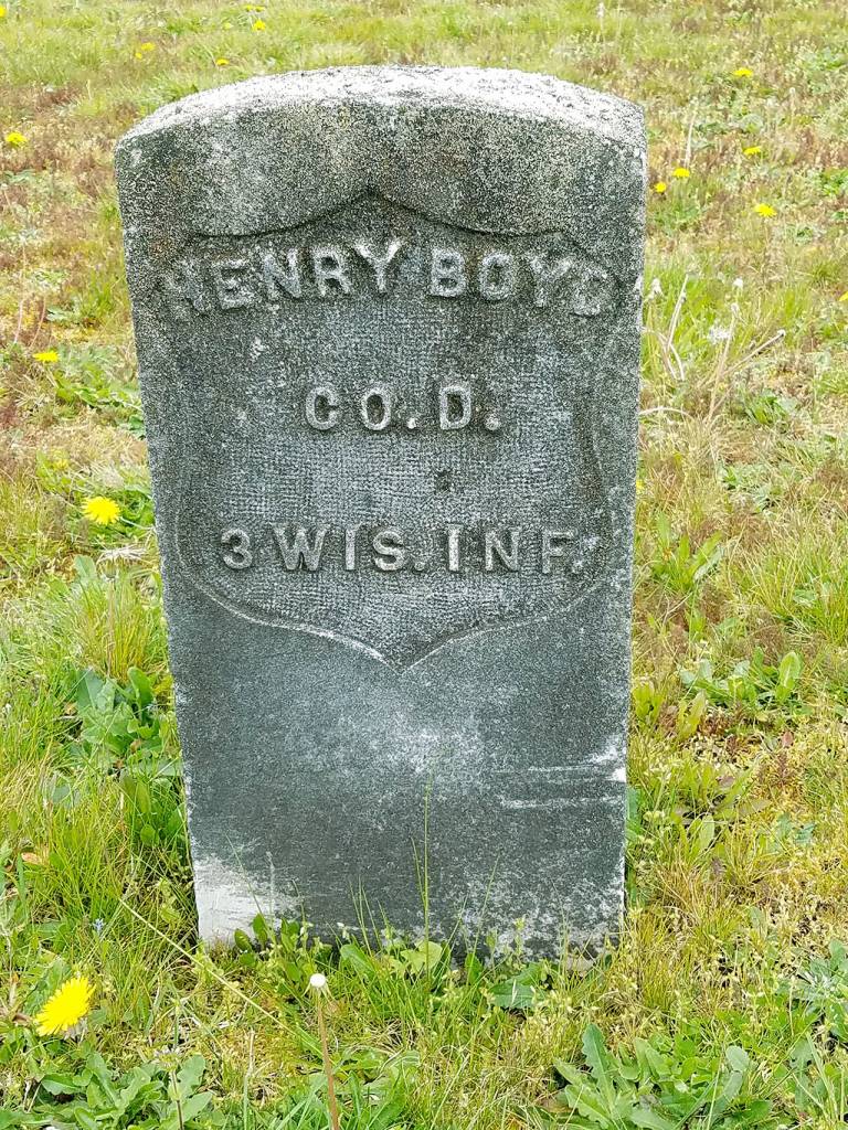 Headstone for Henry Boyd at Ocean View Cemetery. (John McNutt)