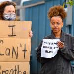 Protesting racism: Port Townsend, Port Angeles rally