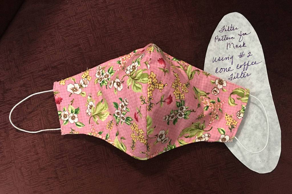 Sunbonnet Sue Quilt Club member Loretta Bilow said she lost count at 60 of making face masks for community members. Bilow said shes also continued to make Joy Quilts, small quilts that wrap stuffed animals for first responders and medical professionals to share with children experiencing trauma or unwelcome transition in their lives. (Photo courtesy of Loretta Bilow)