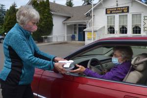 Sequim Prairie Grange hosts inaugural drive-thru ice cream social