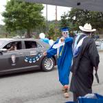 Peninsula graduates cheered Friday in drive by festivities