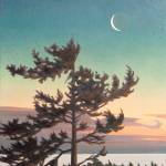 On display at the Gorver Gallery is Prevailing Winds by Chris Witkowski, who is well-known for her iconic image used by the Port Townsend Farmers Market.