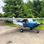 This airplane landed on U.S. Highway 101 about 8 miles north of Forks late Sunday afternoon. (Washington State Patrol)