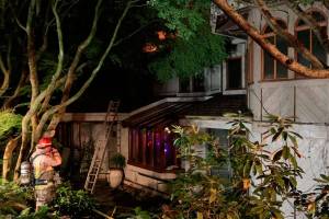 Early-morning fire damages East Sequim Bay Road home