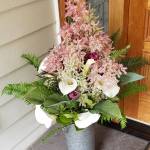 It is so fun to go out into the gardens at Colettes Bed and Breakfast to create professional displays. Go harvest your own cut flowers for a beautiful display at home. (Andrew May/For Peninsula Daily News)