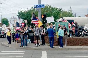 Back the Blue Rally held in Sequim