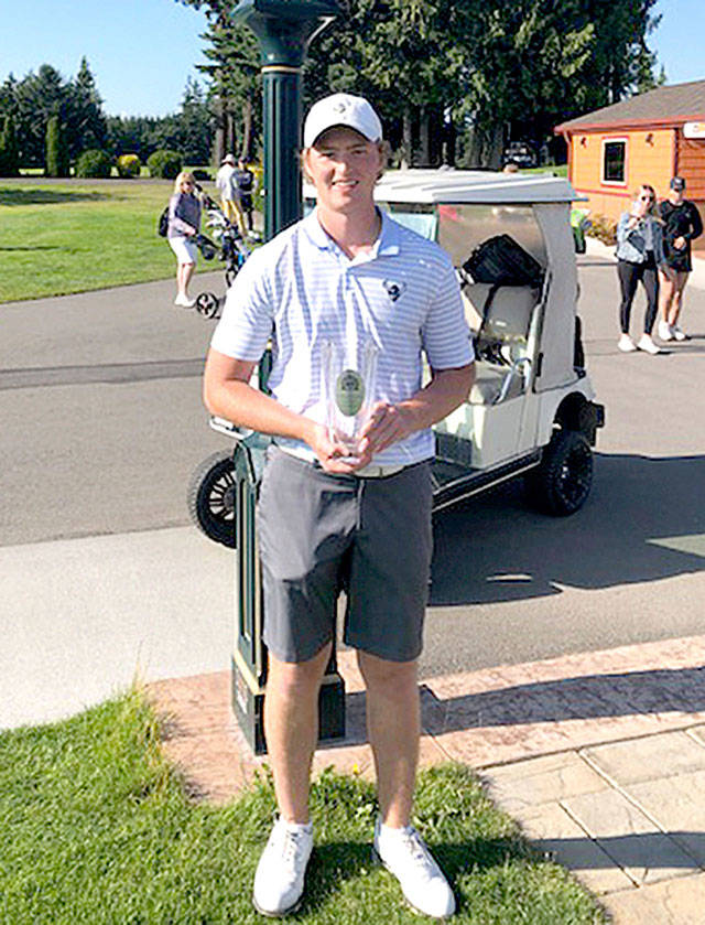 Western Washington Universitys Devin Andrews won the Clallam County Amateur on Sunday.