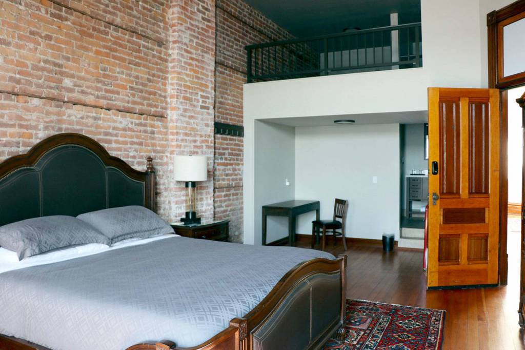 The upper floor and guest rooms have been renovated to keep the Victorian style but offer modern amenities. (Ken Park/Peninsula Daily News)