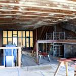 The main floor of the Belmont Hotel is still under construction. It is destined to become a marketplace/restaurant. (Ken Park/Peninsula Daily News)