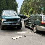 Injury collision ties up traffic at intersection