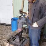Jack Sincevich is working on a 17-foot Rangeley guide boat in Port Townsend while he also works with Jay Smith of Anacortes as part of the Washington State apprenticeship program.