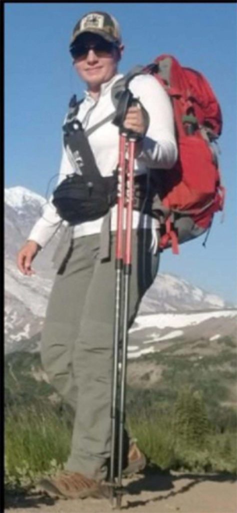This is the outfit and backpack that Stephanie Lincoln was believed to have been wearing on her hike when she went missing.                                This is the clothing and backpack that Stephanie Lincoln was believed to have been wearing on her hike when she went missing.