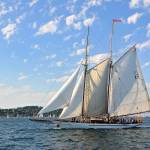 A fully loaded Schooner Adventuress sails in Port Townsend Bay during a previous summer sailing season. (Photo courtesy of Elizabeth Becker)