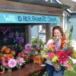 Mikel Townsleys flower stand Wild is Her Favorite Color has become a popular attraction on Cays Road since going up on July 5. She planted more than 700 starts this year as a project to help channel her energies after working at the Olympic Medical Cancer Center. (Matthew Nash /Olympic Peninsula News Group)