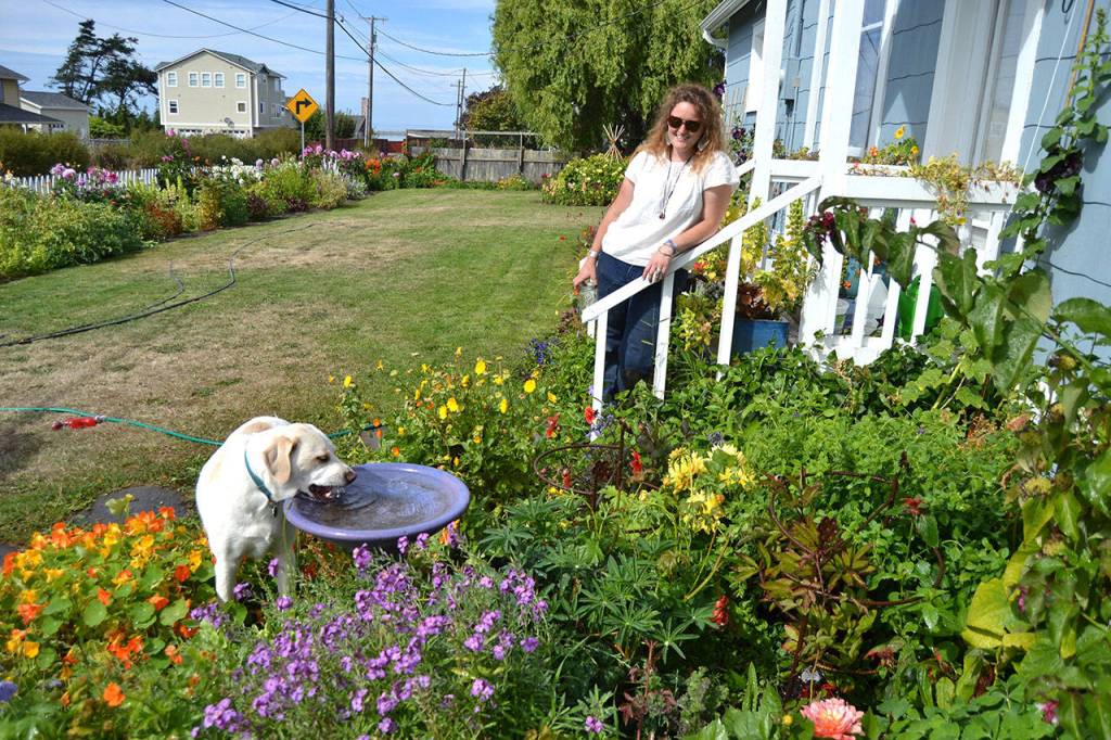 As a grade school student, Mikel Townsley told her mom some day shed live in this house on Cays Road. Years later, Mikel lives there with her mom, Victoria, and dog, Tucker. (Matthew Nash/Olympic Peninsula News Group)