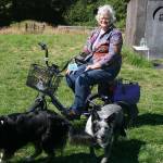 Joyces Epona Horse Camp owner Margaret Salstom toddles around her property with an electric bike she calls Nellie.                                 Joyces Epona Horse Camp owner Margaret Salstom toddles around her property with an electric bike she calls Nellie.