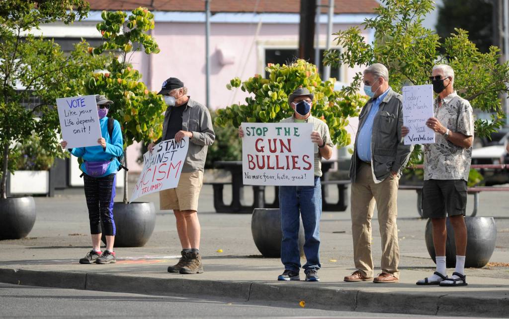 Black Lives Matter protest in downtown Sequim
