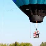 High heels from hot air balloons