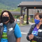 During the Kickoff Dinner for the Sequim Irrigation Festival, longtime executive director Deon Kapetan announced shell be handing the position to long-time board member Julianne Coonts next year. (Matthew Nash/Olympic Peninsula News Group)