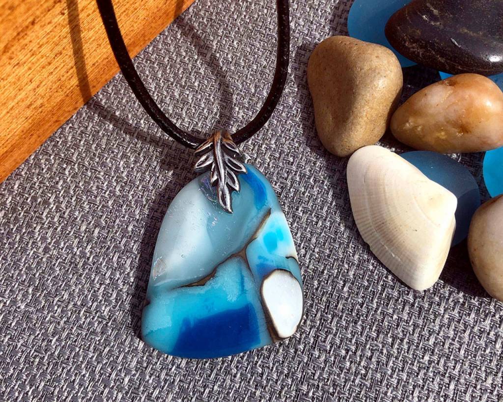 Necklaces by Mara Mauch, Pamela Raine and Linda Henderson will be part of the Port Ludlow Art Leagues show of Artists of the Month, which include seven jewelers. (Mara Mauch)