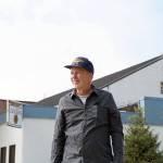 Mike Loriz, 1st vice commander of American Legion Post 26, is leading an effort to cut the Port Townsend veterans organizations electric bill while also making its 1941 downtown building more energy efficient by installing an array of solar panels on the south-facing side of its roof. (Nicholas Johnson/Peninsula Daily News)