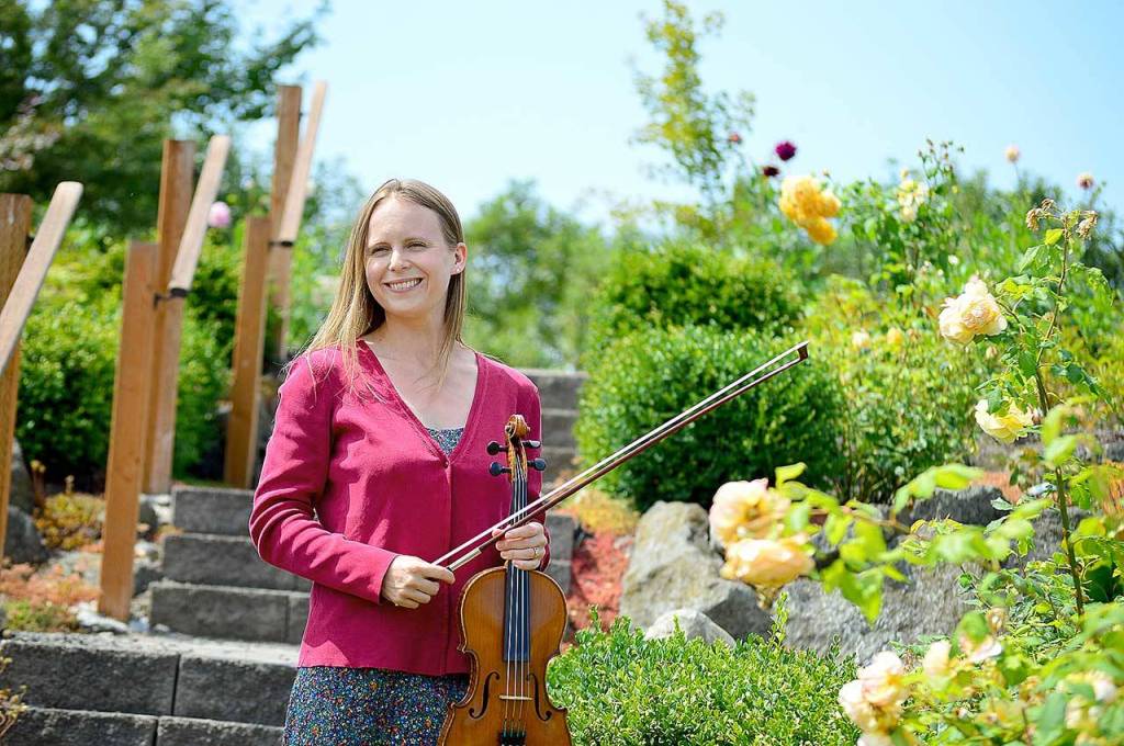 Violinist Marina Rosenquist of Port Townsend will appear in the Port Angeles Symphony concert. (Diane Urbani de la Paz/for Peninsula Daily News)