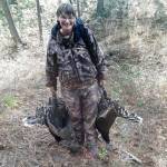 Cookie Singhose-Allison of Port Angeles bagged three turkeys during a recent hunting trip in the northeastern part of the state. Singhose-Allison said her family is all set for Thanksgiving after the successful trip. (Submitted photo)