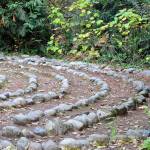 A labyrinth is tucked into the forest at H.J. Carroll Park in Chimacum. (Diane Urbani de la Paz/for Peninsula Daily News)