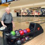 Vern Elkhart is the 84-year-old owner of Laurel Lanes in Port Angeles. The business is asking for the community to help it survive being locked down through much of 2020 due to COVID-19. (Keith Thorpe/Peninsula Daily News)