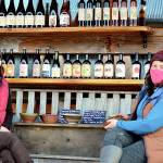 Finnriver Farm & Cidery crew members Evelyn Cilley, left, and Sarah Albert co-host the Community Bowls and Soup Sharing this weekend.  photo Diane Urbani de la Paz