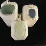 Sea glass pieces by Kathy Schreine will be featured at the Blue Whole Gallerys January Power of Art exhibit. (Submitted photo)