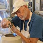 Pottery by the late Tom Weston, along with a trio of jewelry artists, will be the Blue Whole Gallery’s “Power of Art” exhibit in January. Submitted photos