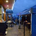 Tedescos Italian Fresh, Salty Girls and Peninsula Taproom all have tents out front for diners. Tedescos co-owner Christina Thompson said their tent has worked well for customers and she thinks its been popular because people want a change of scenery from their homes. (Matthew Nash/Olympic Peninsula News Group)