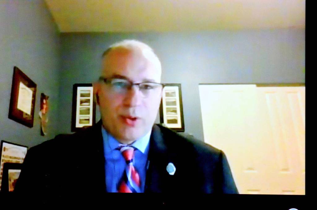 Port Townsend police chief candidate Thomas Olson comes from the University of Washington Police Department. (Diane Urbani de la Paz/Peninsula Daily News)