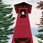 "Fire Bell Tower" by Phillip Carrico is among the pieces chosen for the 14th Annual Collective Visions Gallery show in Bremerton. 
Mitchel Osborne’s “Split Screen” is an architectural study.
Margaret Woodcock’s “Roadside Composition” was inspired by a walk.