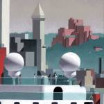 Ruby Princess in Port 1 by Mark Skullerud is among the works of art in Northwind Arts Artist Showcase.