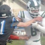 Keith Thorpe/Peninsula Daily News
Port Angeles' Jaziel Livingston, right, tries to slip around the defense of East Jefferson's Nathan Nisbet on Saturday on the Stevens Middle School athletic field in Port Angeles.