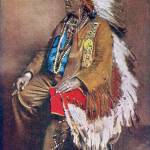 The picture on the frontispiece of Big Chief White Horse Eagles biography titled We Indians  The Passing of a Great Race.