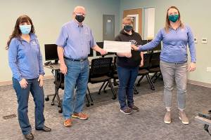 The Noon Rotary Club of Sequim recently donated funds to purchase 32 computer monitors for the Boys and Girls Clubs of the Olympic Peninsula. 

The monitors have been placed in the computer lab at the clubs’ Port Angeles unit. 

The rotarians also enjoyed a virtual tour of the new facility via Zoom. 

Pictured, from left to right inside the newly completed computer lab, are Mary Budke, Ted Shanks, Ashley Woolsey and Janet Gray.