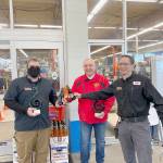 Cheers to winners 

Toasting each other with Bedford’s Sodas are, from left, Ryan Gedlund of Swain’s General Store, Ed Bedford, creator of Bedford’s Sodas and Don Droz of Swain’s after Swain’s and Bedford were presented with the 2021 Legacy Awards. Not pictured is Tim Tucker, Port Angeles Chamber of Commerce president, who presented the awards. The Port Angeles Chamber of Commerce Legacy Awards began in 2020 and are awarded to an organization and an individual who have built impressive and positive legacies for our community, said Marc Abshire, chamber executive director. Last year’s winners were Black Ball Ferry Line and, posthumously, Jim Moran.