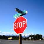 Construction on a roundabout at the intersection of Sequim-Dungeness Way and Woodcock Road could begin this July and finish by September. (Matthew Nash/Olympic Peninsula News Group)