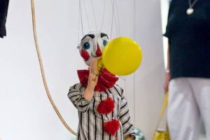 Puppeteer Fred Michael's marionettes will entertain passers-by at Port Townsend's Pope Marine Plaza this Saturday. photo courtesy Port Townsend Main Street Program