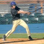 Sequims Isaiah Moore bats against Port Angeles on Wednesday at Port Angeles Civic Field. (Keith Thorpe/Peninsula Daily News)