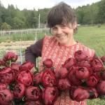 Caitlin Carnahan is the farmer at Diamond Day Bouquet in Chimacum. photo courtesy Caitlin Carnahan